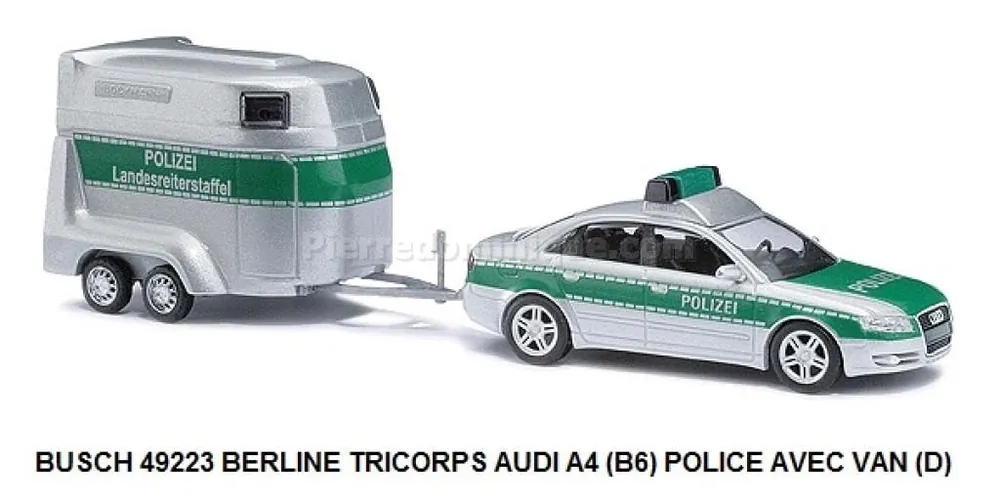 *SOLDES* - BERLINE TRICORPS AUDI A4 (B6) "POLICE" AVEC VAN (D) Achat Immédiat