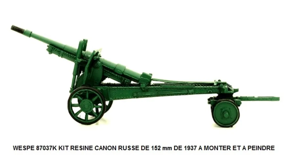 *SOLDES* - RESINE CANON RUSSE DE 152 mm DE 1937 A MONTER ET A PEINDRE Must-Have