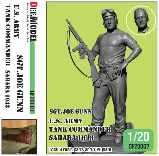 Dernier Modèle DEF Model DF20007 WWII US Army Tank commander "Sgt. Joe" Sahara 1943