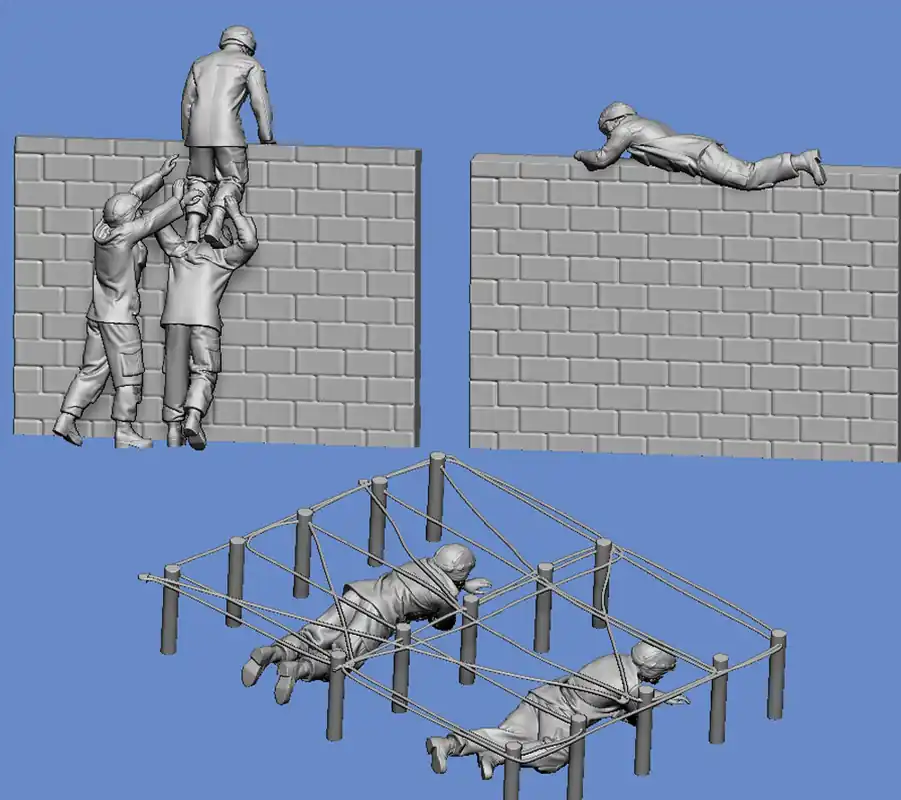 Germania-Figuren 72-CW-1149 Bundeswehr 2020 – Obstacle Course II Must-Have