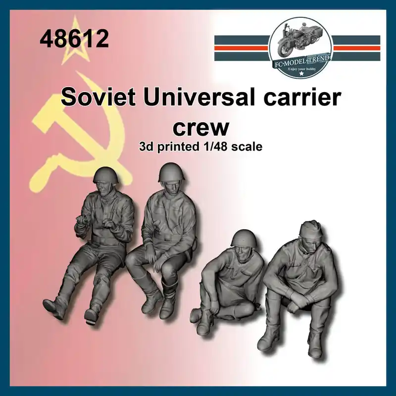 FC ModelTrend 48612 Soviet Universal Carrier Crew Promotion Saisonnière