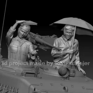 FOCUS MINIATURES 4804 Rain Weather USA (2 figures) Paiement Sécurisé