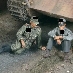 Royal Model di R. Reale 533 A moment of rest Tank German crew WWII Marque
