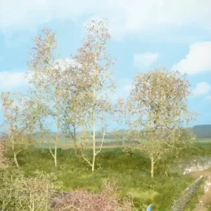 NEW! Heki 1370 Natural Fibre Trees (35 pcs) Retour Gratuit