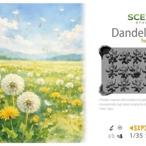 NEW! Scenix Studio SXP35003 Dandelion (12 pcs / 3D-Printed) Dernière Chance