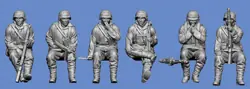 NEW! Germania-Figuren 35-WW2-0049 Ardennes 1944 Grenadiers Seated 02 Certifié