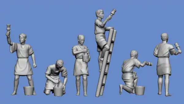 NEW! Germania-Figuren 72-ROM-ZIV-0015 The Roman Empire - Roman Civil Life Top Vente