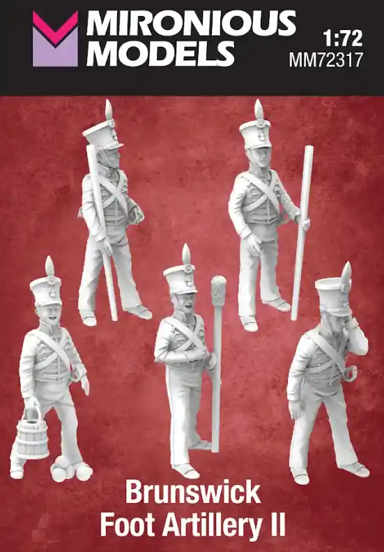 Dernier Modèle NEW! Mironious Models 72317 Brunswick Foot Artillery II (5 Figures)
