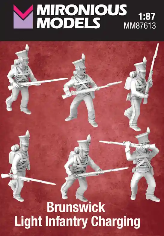 NEW! Mironious Models 87613 Brunswick Light Infantry Charging (6 Figures) Offre Du Jour