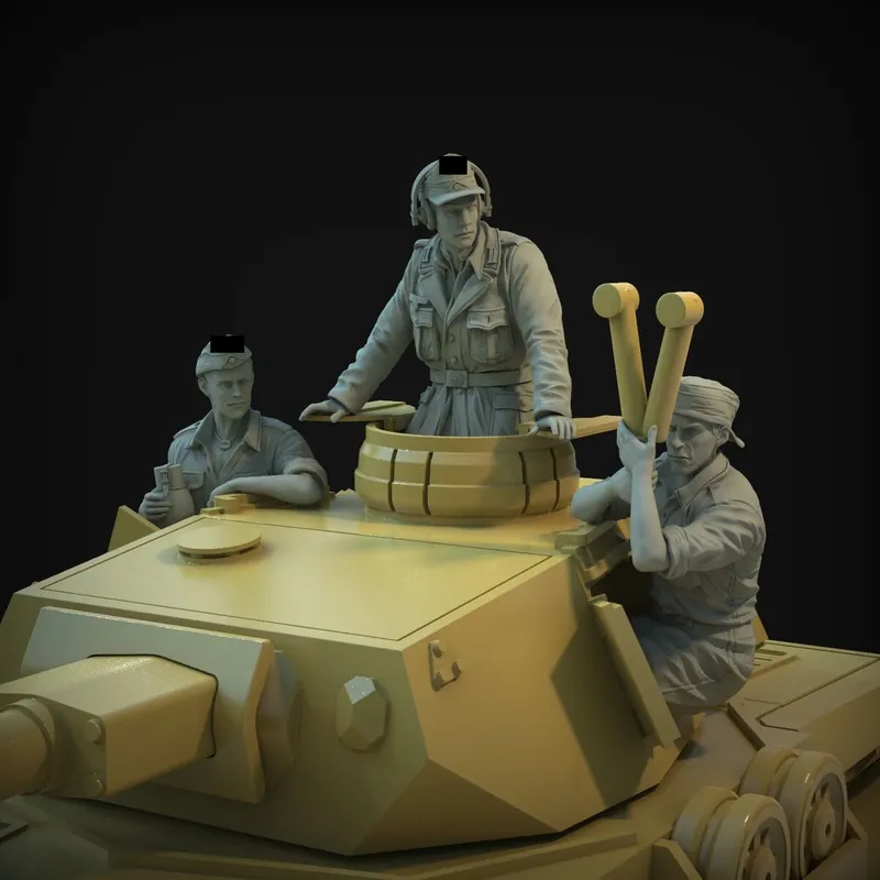 PanzerArt FI35-137 DAK turret set (Pz III & Pz IV tanks) Livraison Express