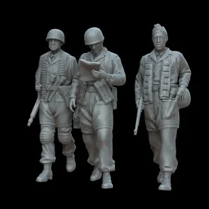 Acheter En Ligne White Stork Miniatures F72168 German Fallschirmjager Part I (3 Figures / 3D-Printed)