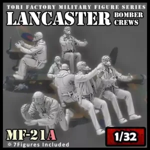 Tori Factory MF-21A Avro Lancaster Pilots Team (7 Figures) Top Vente