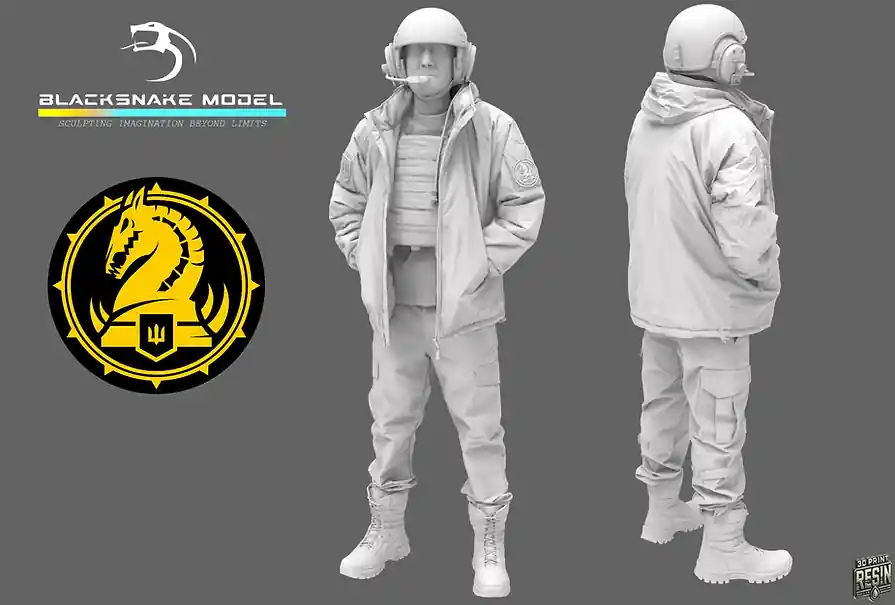 BlackSnake Model UKS-07 Ukrainian Bradley Crewman - 47th Mechanized Brigade Nouvelle Collection