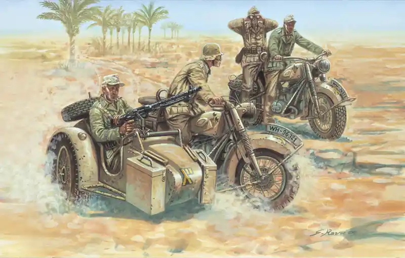 Italeri 6121 WWII German Motorcycles Must-Have