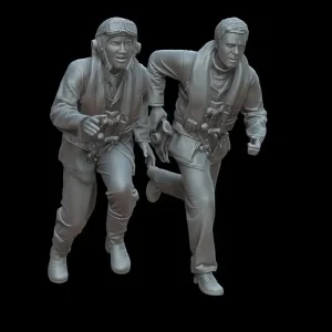 Authentique White Stork Miniatures F48023 Alarm ! British Pilots During The Battle of Britain (2 Figures / 3D-Printed)