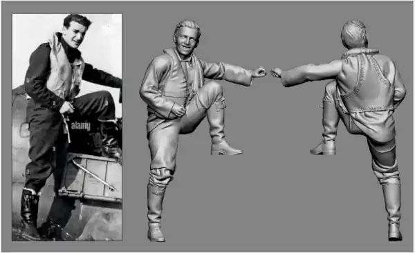 Peddinghaus-Decals 48411 British RAF WWII Ace Brendan Paddy Finucane (3D-Printed) Marque