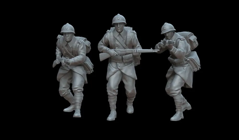 Bon Marché White Stork Miniatures F72122 French Infantry 1940