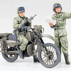 Tamiya 35245 JGSDF Motorcycle Recon. Set Quantité Limitée