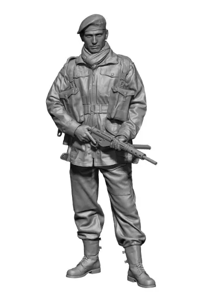 Populaire H3MODELS 35148 British WW2 Paratrooper (1 Figure)