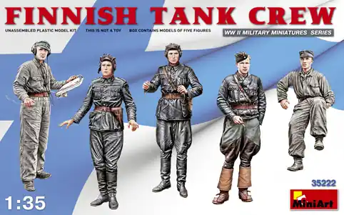 MiniArt 35222 Finnish Tank Crew Promotion Saisonnière