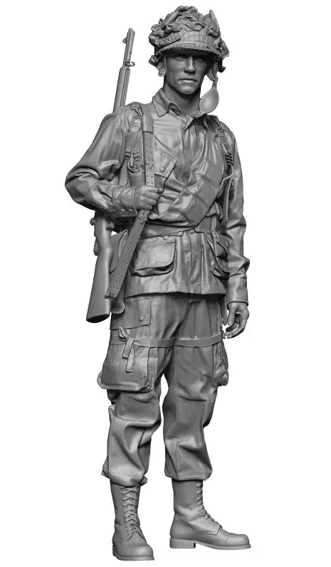 Acheter En Ligne H3MODELS 35071 US WW2 Paratroopers - Rifleman Carentan (1 Figure)