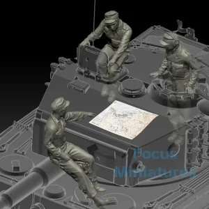 Commander Maintenant FOCUS MINIATURES 3525 "Which Direction" WW2 German Tankers set for Tiger I Late 1944