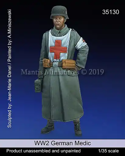 Mantis Miniatures 35130 WW2 German Medic Acheter En Ligne