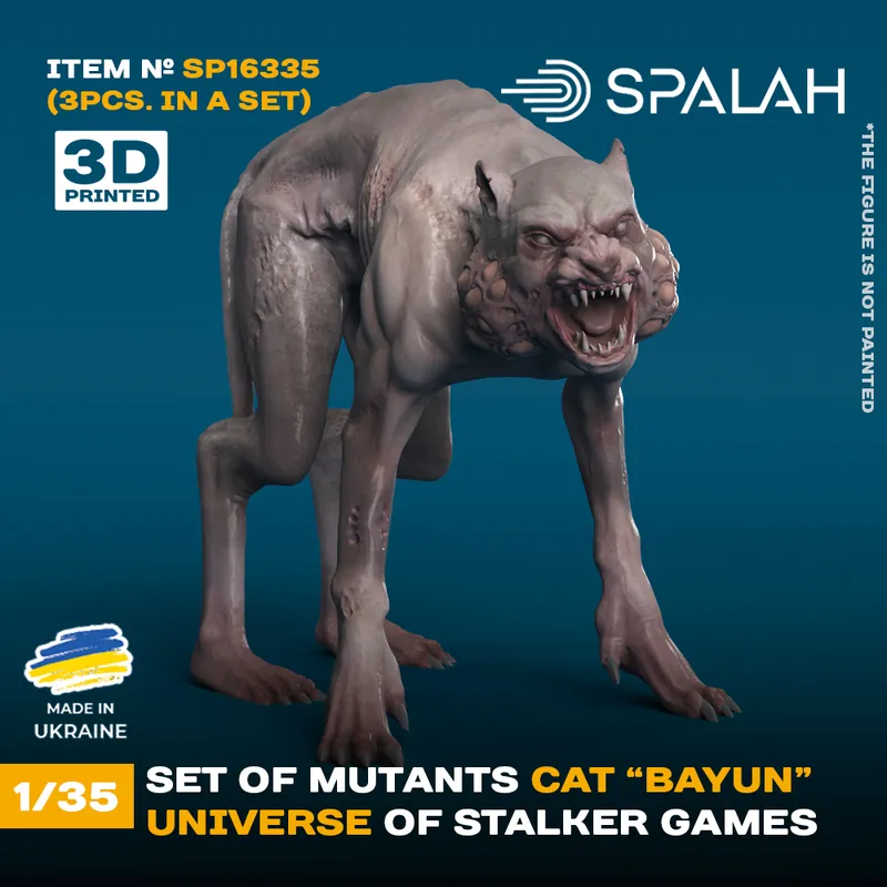 Spalah 16335 Set Of Mutants Cat ‘Bayun‘ Universe Of STALKER Games (3pcs) Promotion