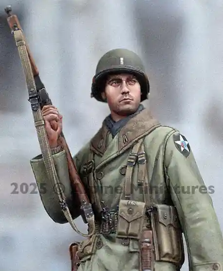 Alpine Miniatures 16047 US WII 2nd Infantry Division - Indian Head Division (1 Figure) Soldes