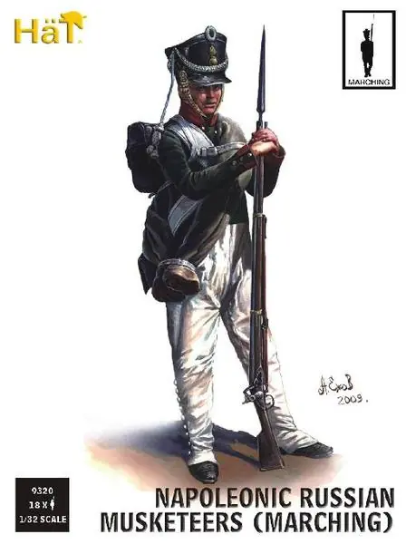 Nouvel Arrivage Hat 9320 Napoleonic Russian Musketeers (Marching)