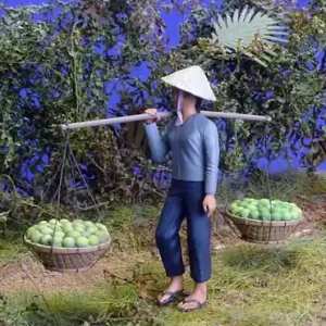 Callsign Models 35009 Vietnamese Woman carrying Baskets Offre Exclusive