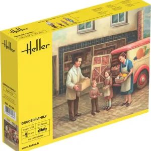 Commander Vite Heller 82758 Grocer Family (4 Figures)