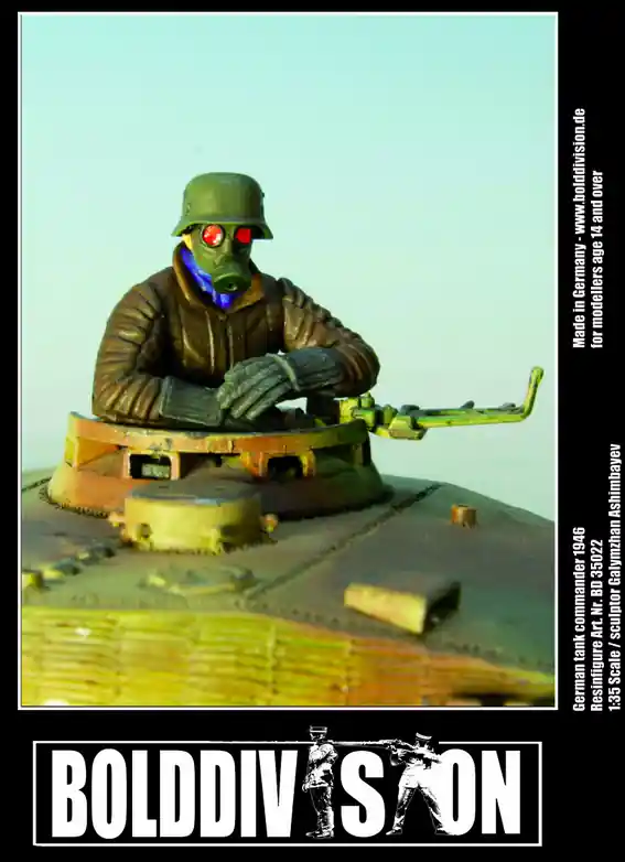 Bold Division 35022 german tank commander 1946 Offre Limitée