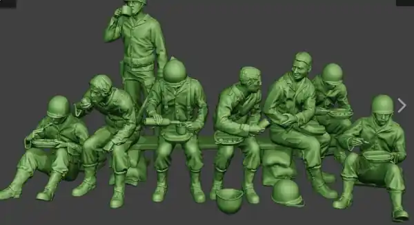 Vente Flash Peddinghaus-Decals 72F049 US WWII Soldiers resting (8 figures)