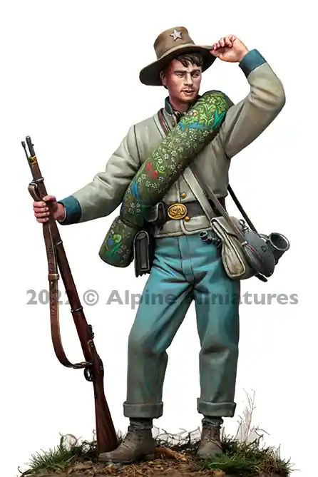 Bon Plan Alpine Miniatures 16043 Texas Infantry, 1863