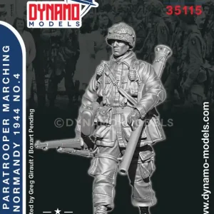 Dernier Modèle Dynamo-Models 35115 US Paratrooper ‘’Bazooka’’ Marching (Normandy 1944) No.4