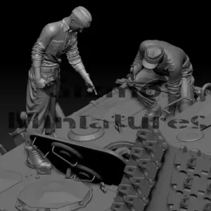 FOCUS MINIATURES 4803 Engine Failuire (2 figures) Prix Réduit