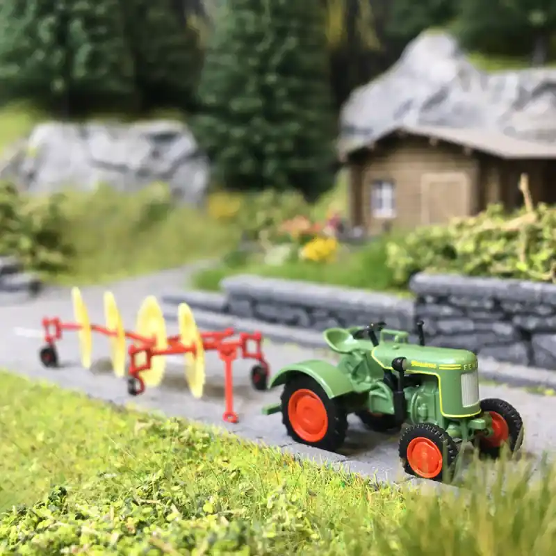 Fendt F15, Dieselross, avec araignée Bautz BS4 - BUSCH 54155 - HO 1/87 Acheter En Ligne