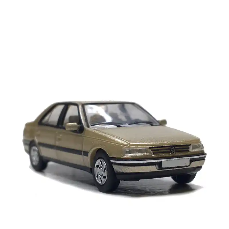 Peugeot 405, berline SRI phase 1, beige, 1987 - SAI 6380 - HO 1/87 Pas Cher