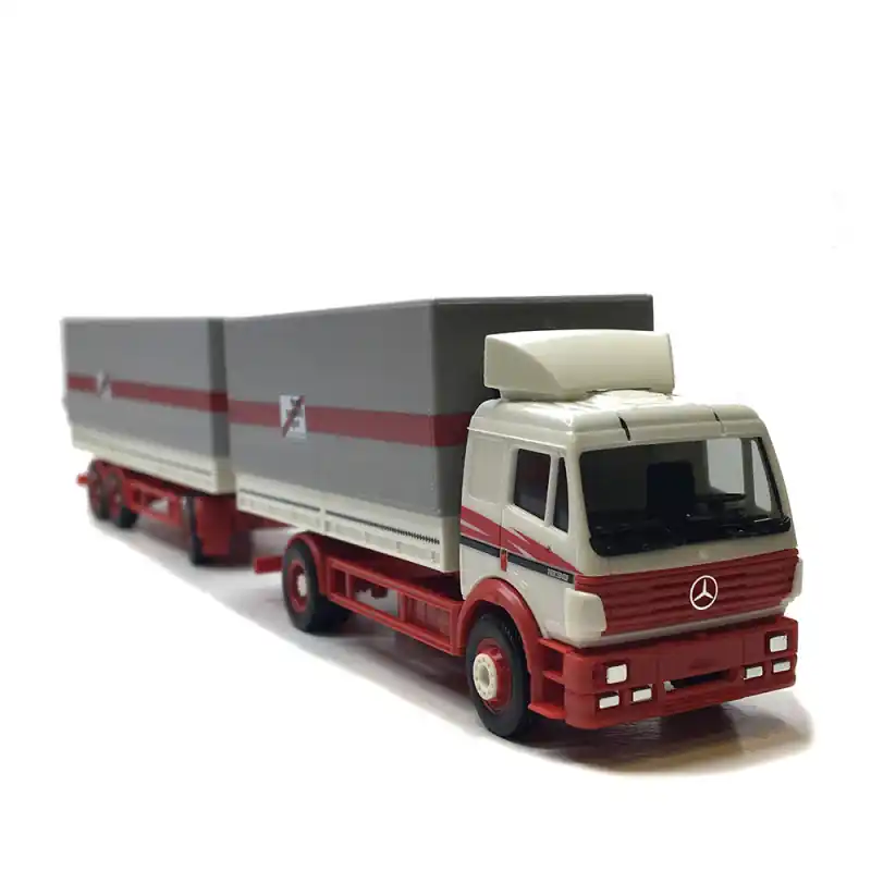Mercedes Benz, SK 94, remorque bâché, fern-schnell-gut - HERPA 320146 - HO 1/87 Bon Marché