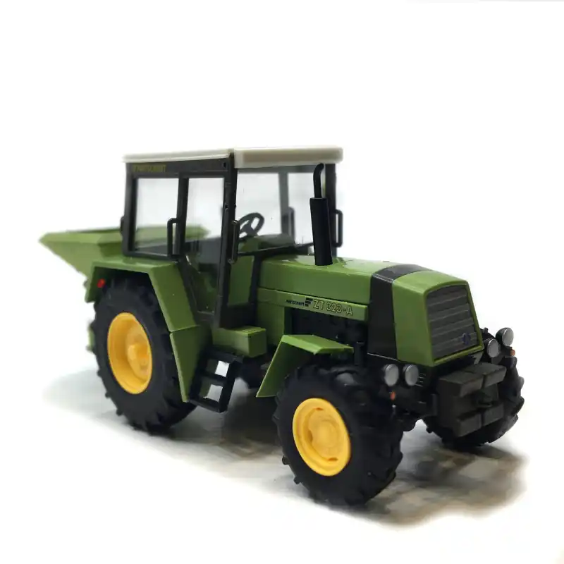 Tracteur, Fortschritt ZT 323A, épandeur d‘engrais, vert - BUSCH 50424 - HO 1/87 Produit De Marque