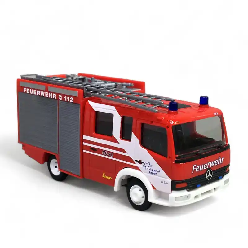 Mercedes Benz Atego 96 LF 8/6 "Fraport", Rouge - Herpa 097451 - HO 1/87 Offre Du Jour