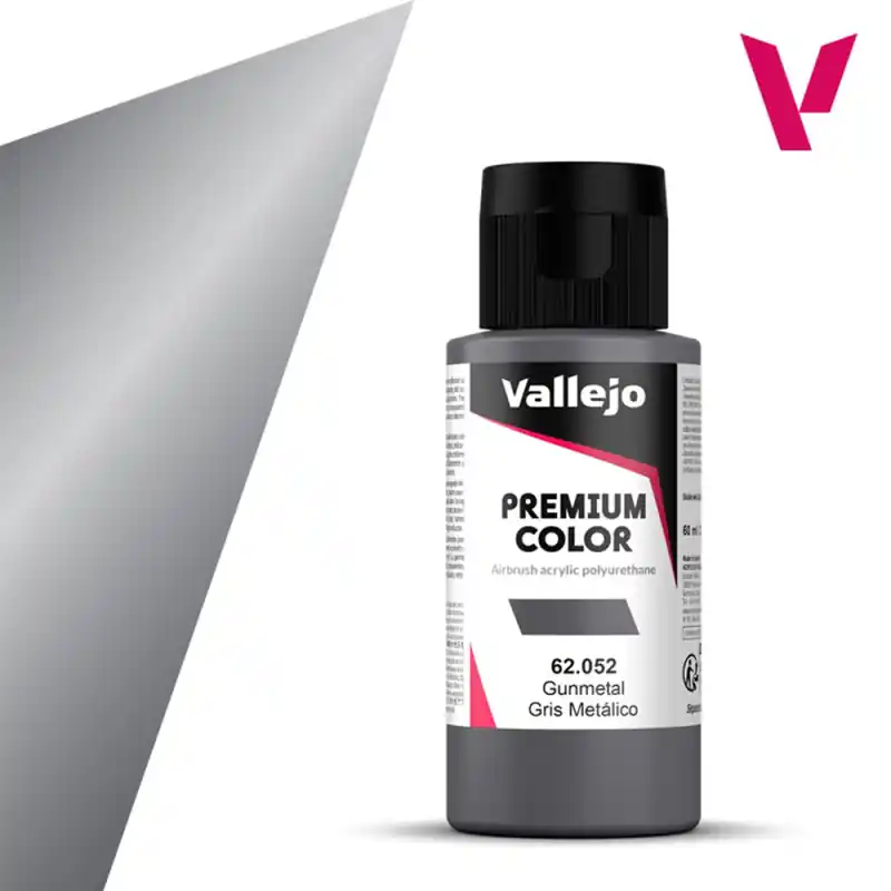 Top Vente Gris Métallisé - 60ml Metallic Premium Color - VALLEJO 62.052
