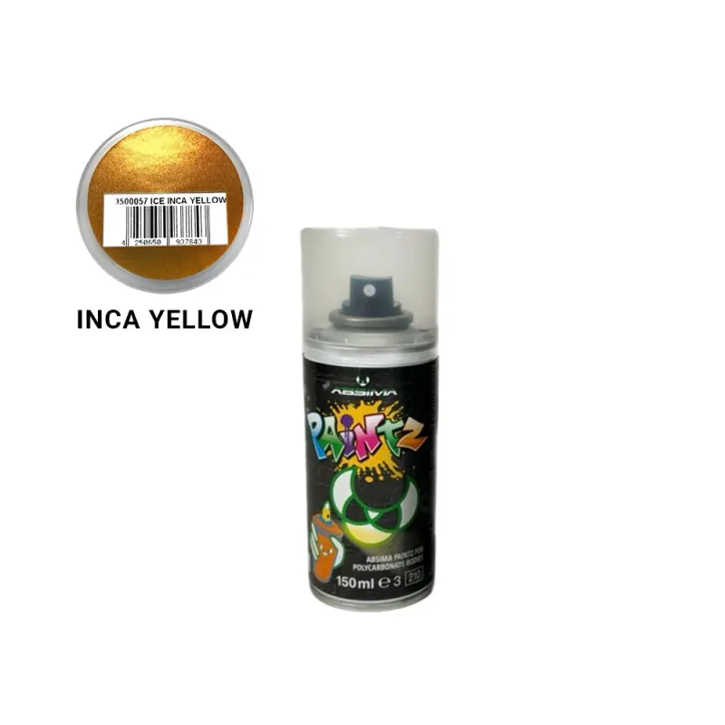 Peinture en spray pour Lexan 150ml - Inca Yellow - ABSIMA 3500057 Vente Flash