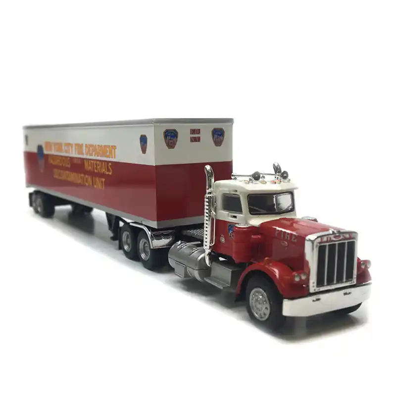 Camion, Peterbilt 359, FDNY, 1973 - BREKINA 85721 - HO 1/87 Prix Cassé