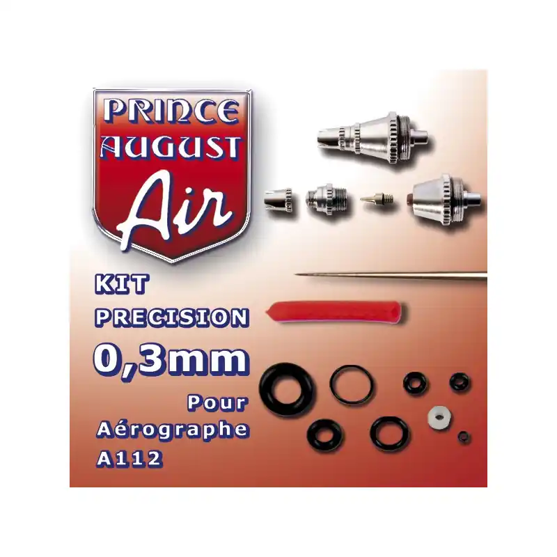 Kit de précision 0.3mm pour aérographe A112 Prince August Prix Bas