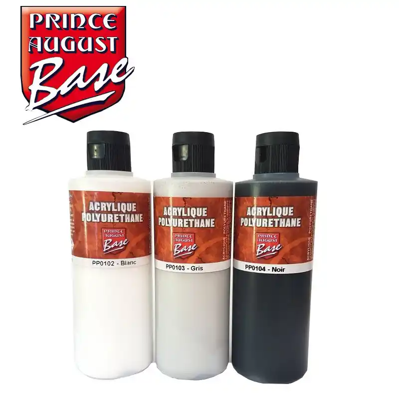 Base acrylique polyuréthane Prince August 200ml PABAP200 Prix Bas
