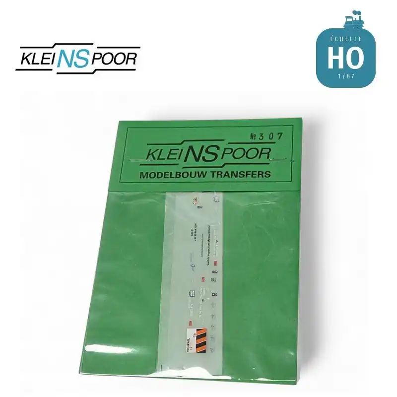 Marquages Eurailscout SIM 11 VIGIRAIL HO Kleinspoor 307 Dernière Chance