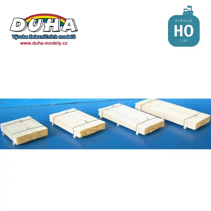Empilage de planches de bois HO Duha 11474 Prix Réduit