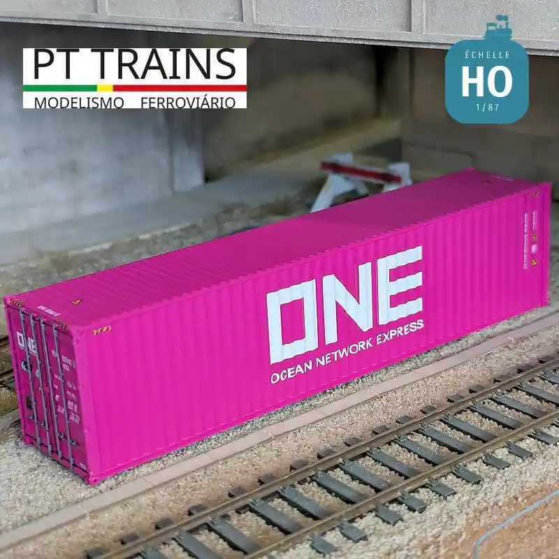 Prix Bas Container 40‘ HC ONE (BEAU5320621) HO PT TRAINS PT840030